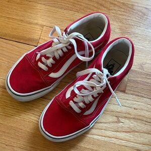 Vans Classic Red Sk8 Low Sneakers